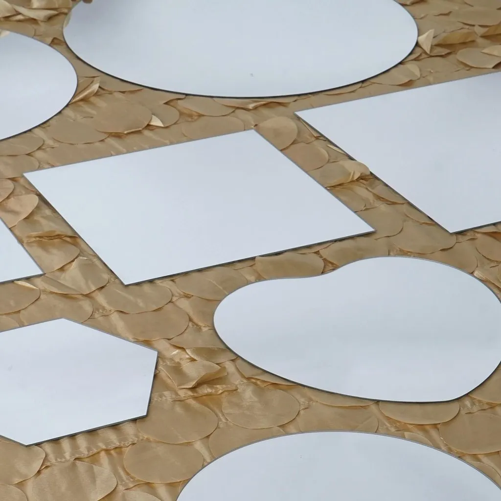 10" Charming Square Mirror - 6/Set