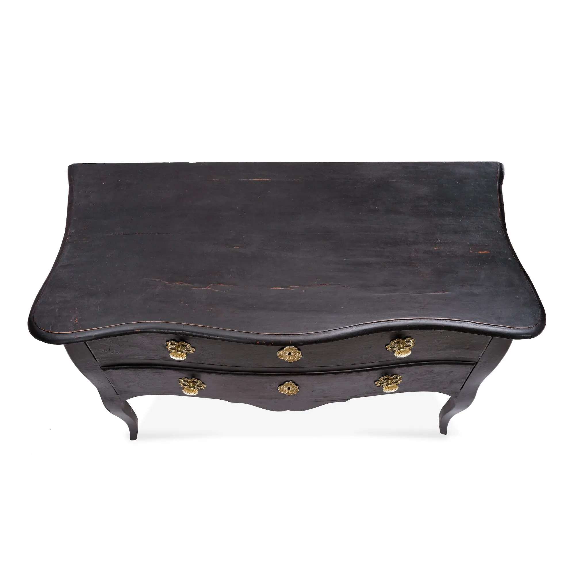 18th Century French Ebonized Commode