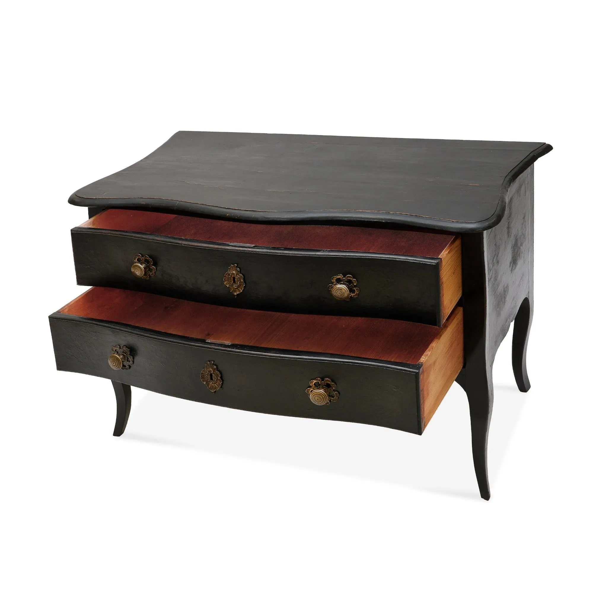 18th Century French Ebonized Commode