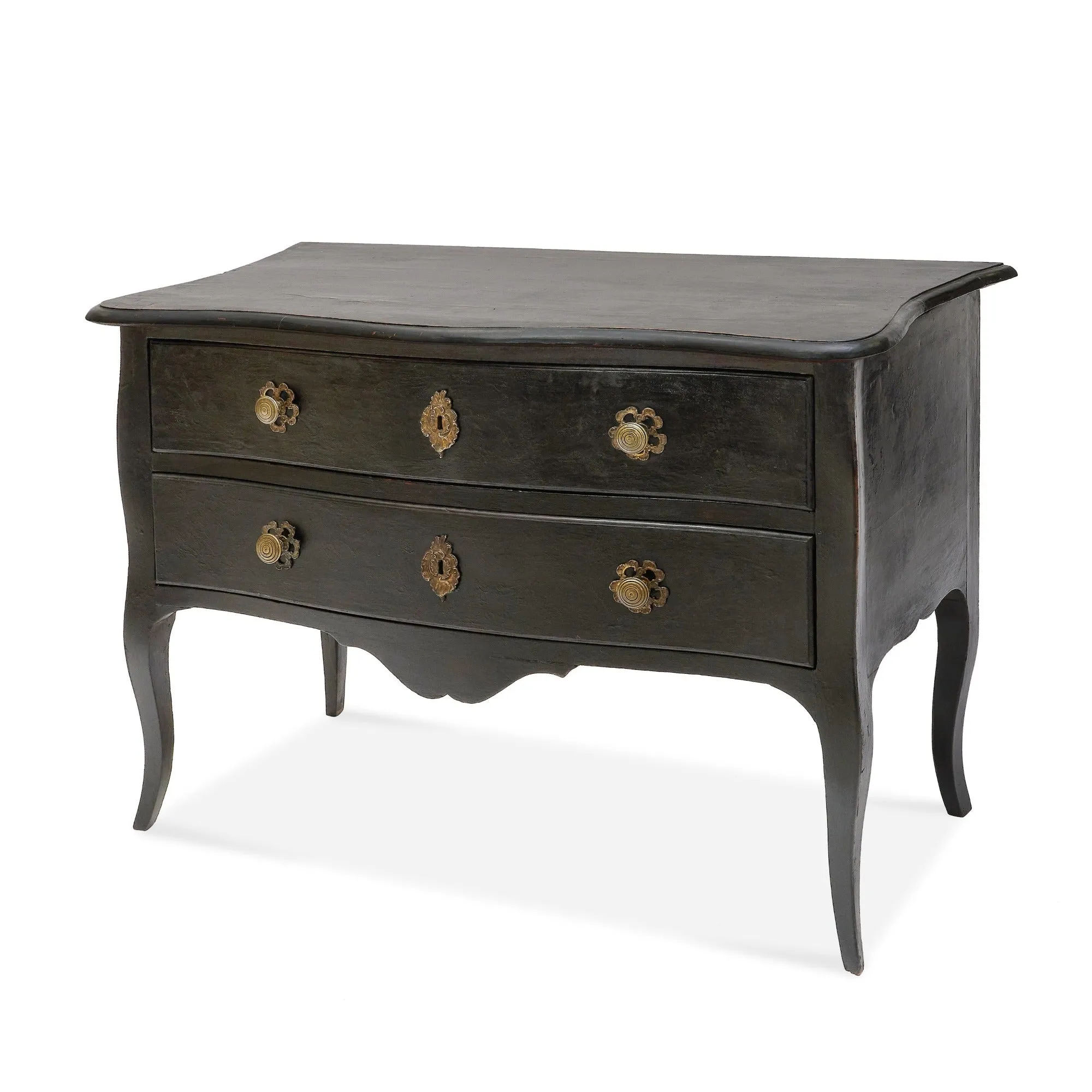 18th Century French Ebonized Commode
