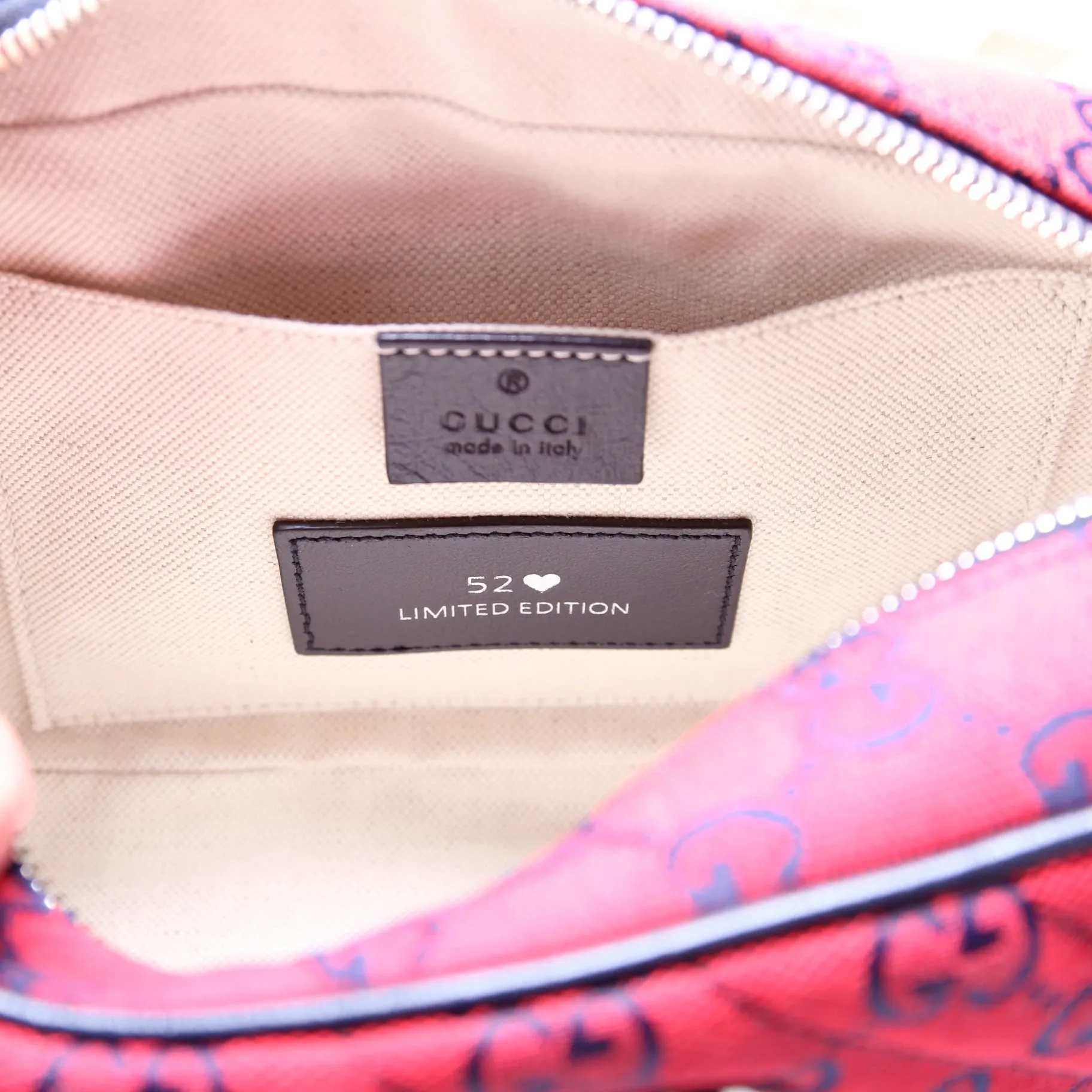 447632 Marmont Small Multicolor Canvas Camera Bag