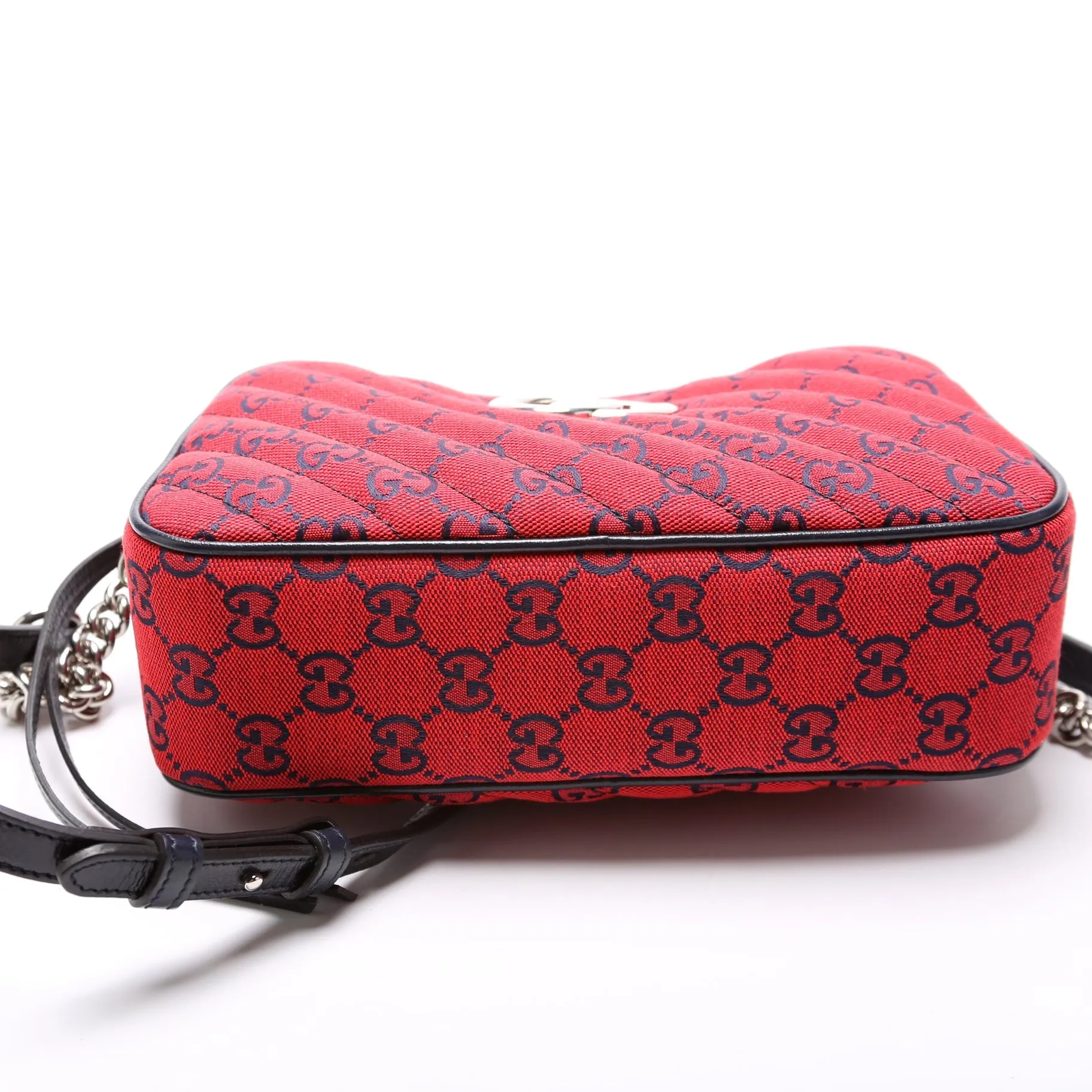 447632 Marmont Small Multicolor Canvas Camera Bag