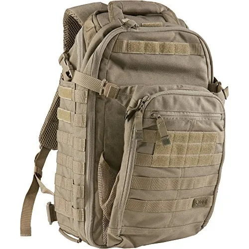 5.11 Tactical All Hazards Prime Backpack, 29 Liters Capacity, Laptop Compartment, Style 56997, Sandstone