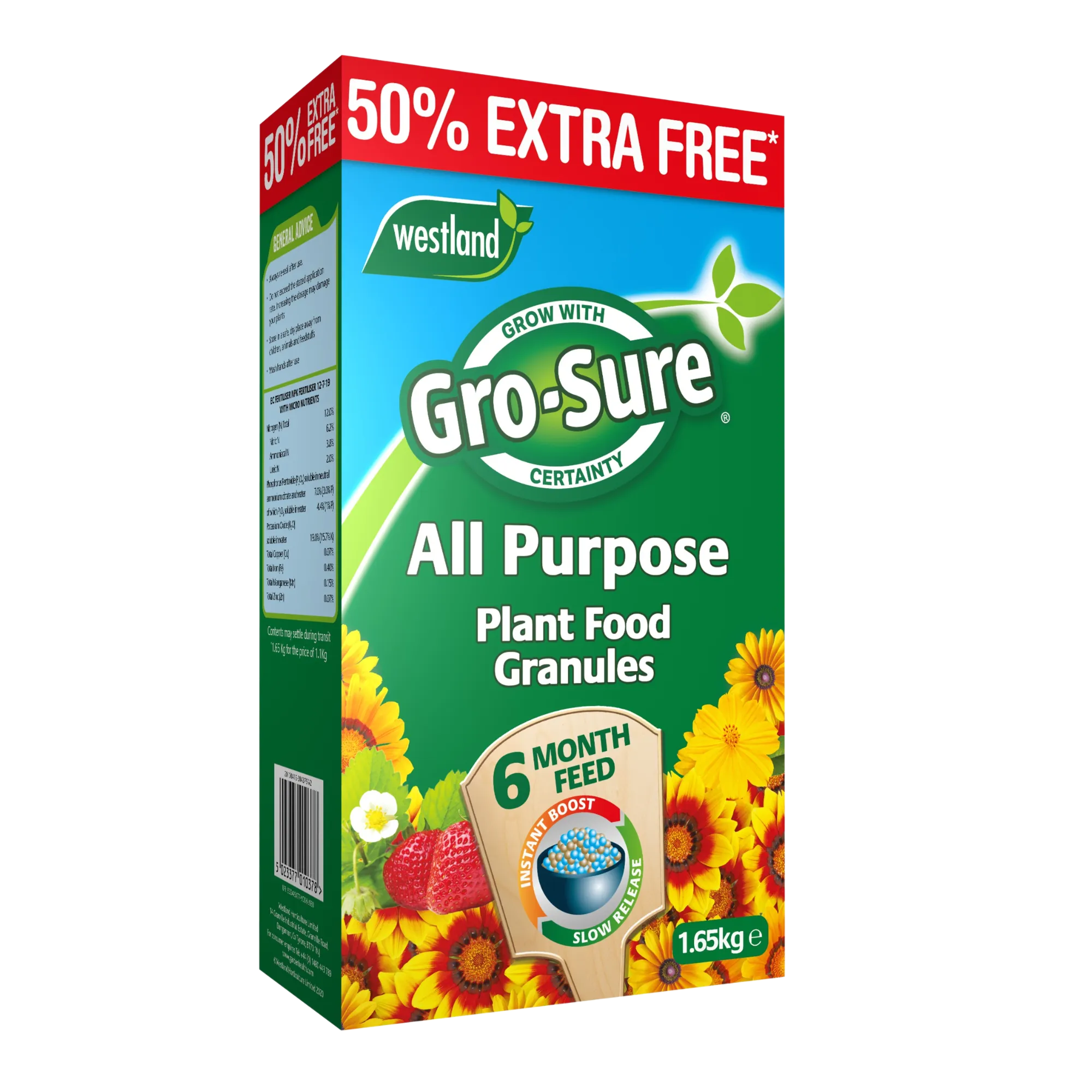 6 Month Slow Release Plant Food 1.1kg  50% EXTRA FREE