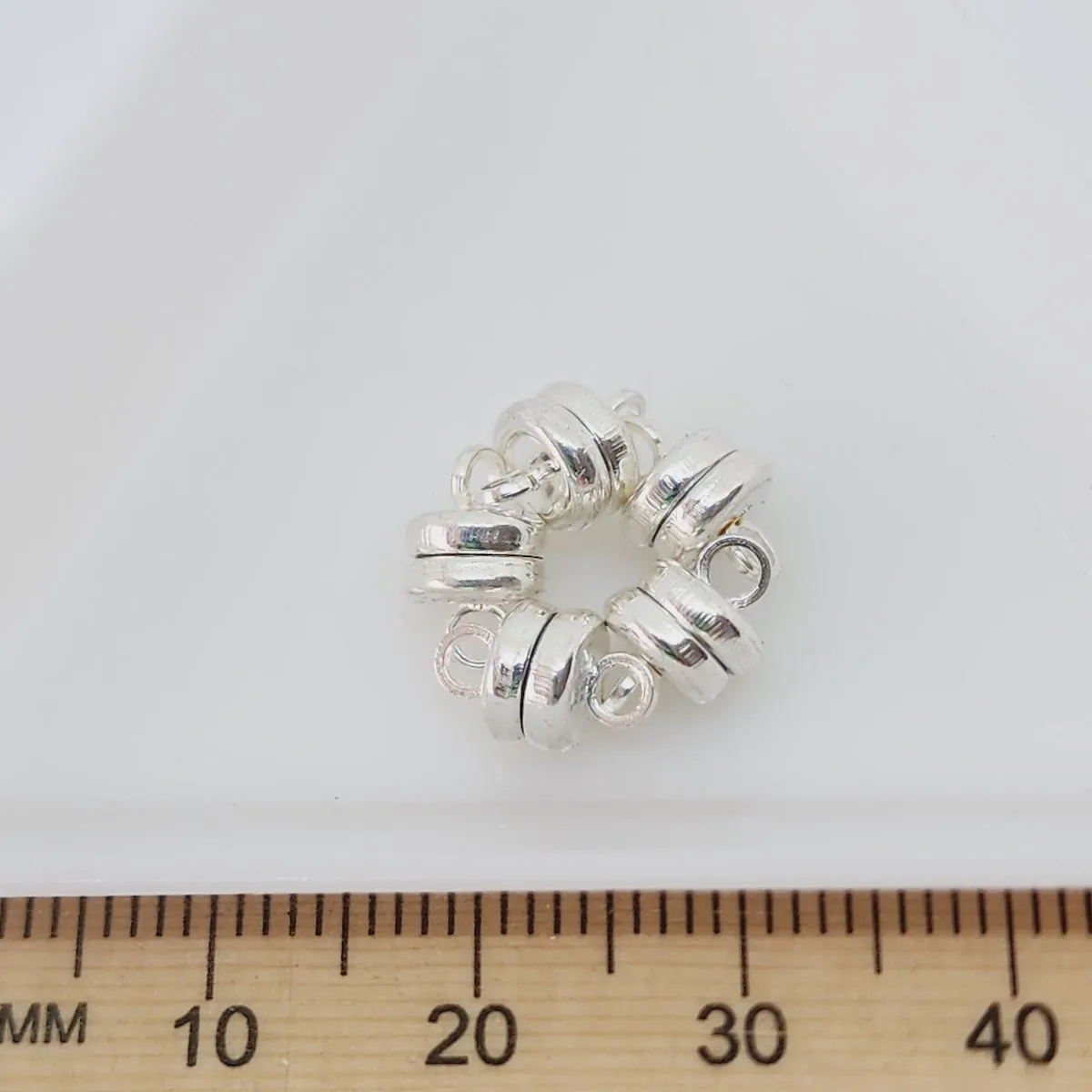 6x9mm Magnetic Clasp (5) - Silver