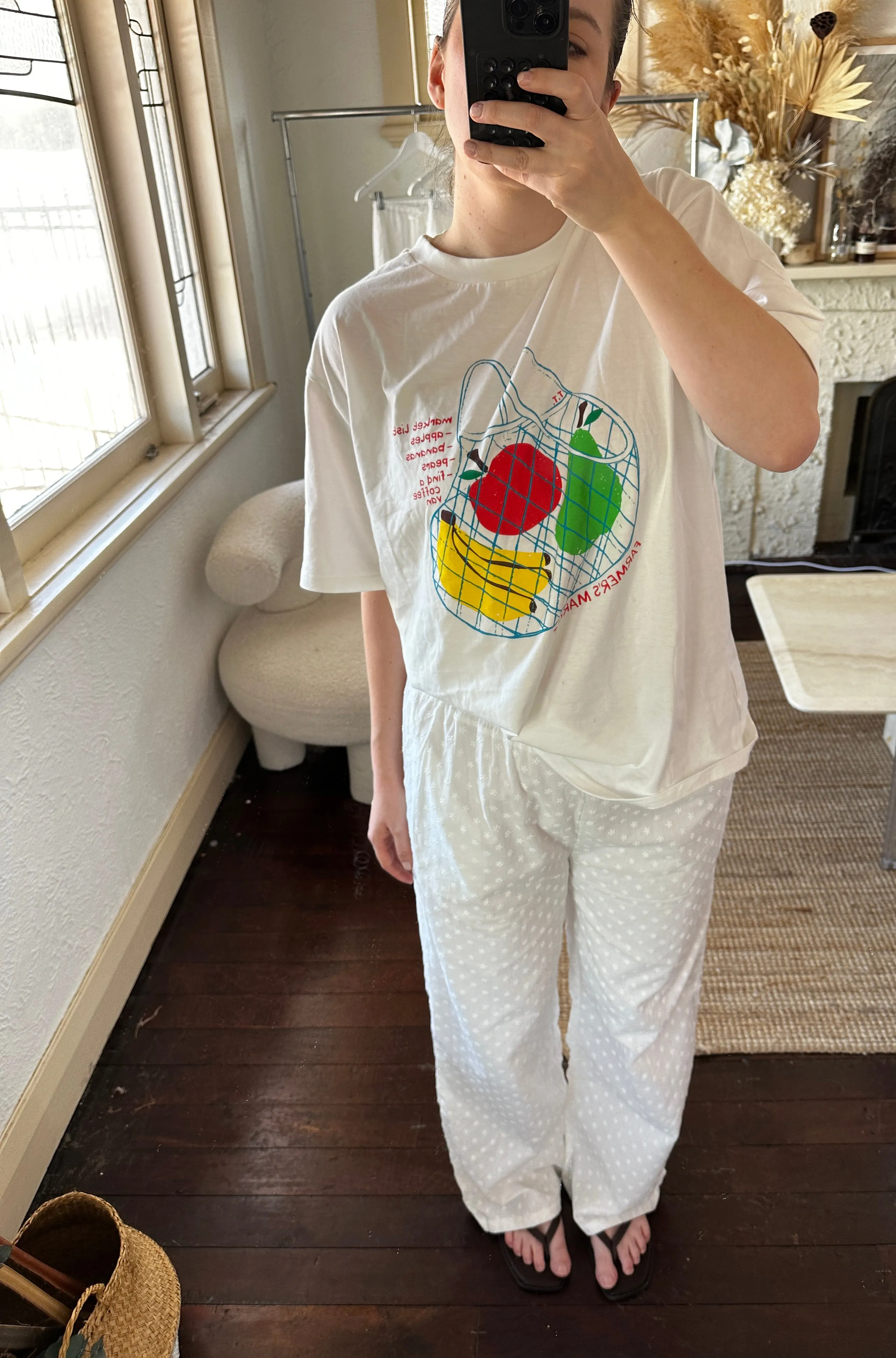 Adult Ash Cotton Broderie Pants