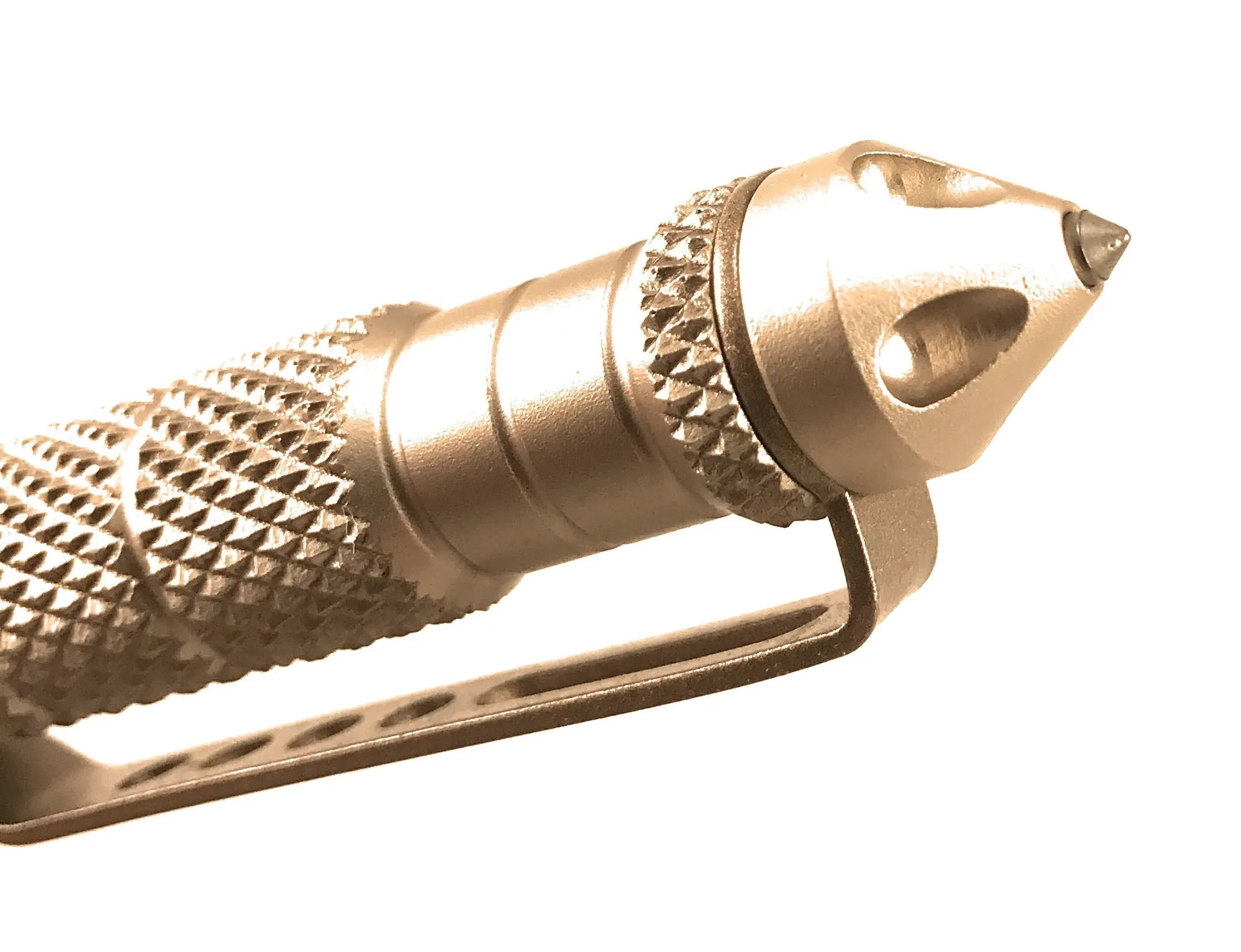 Aircraft Grade Aluminum Tactical Pen Multi-functional Tool - Gold