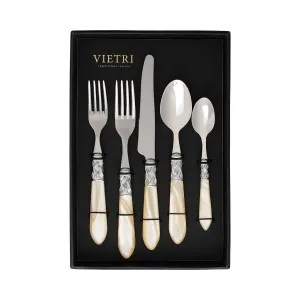 Aladdin Brilliant Ivory Five-Piece Place Setting – Set of 4