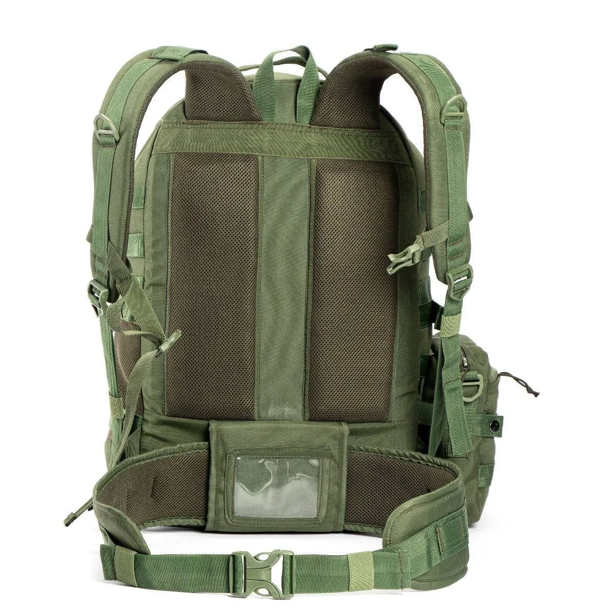 Alfa Military Tactical Backpack with Sling Bag Attachment -  45 Litres - Army Green