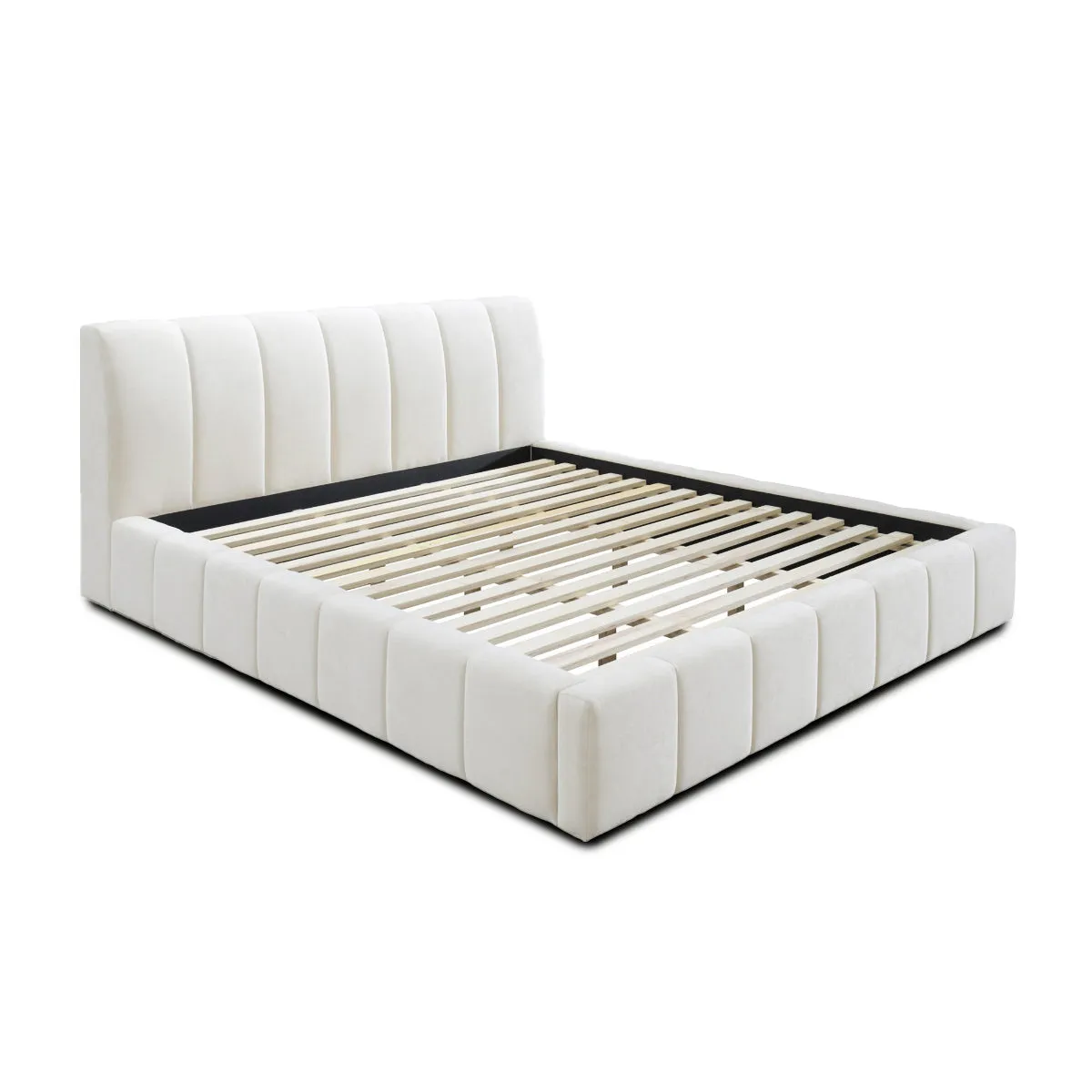 Allocco King Bed (Cream)