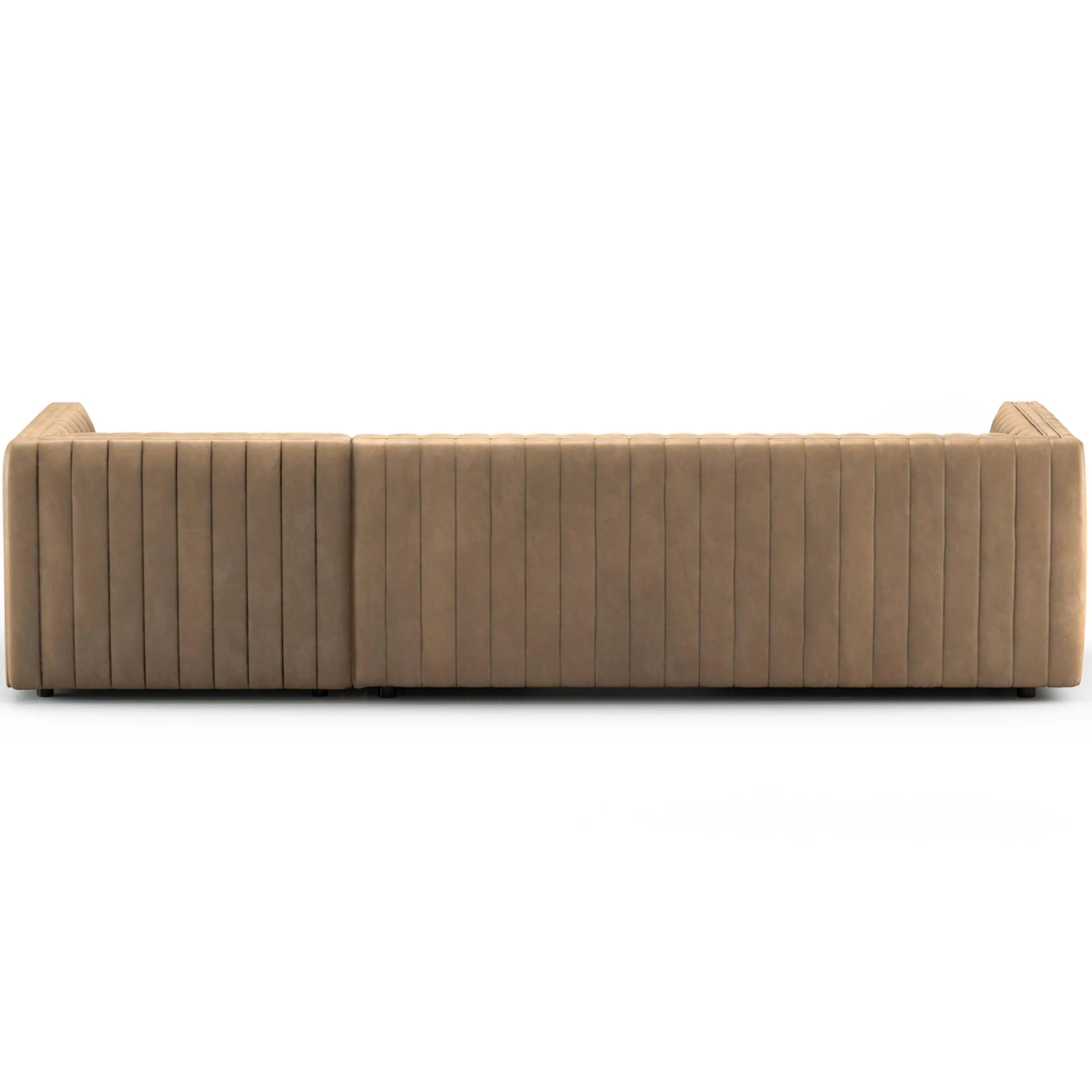 Augustine Leather 2 Piece 105" Sectional w/ Chaise, Palermo Drift