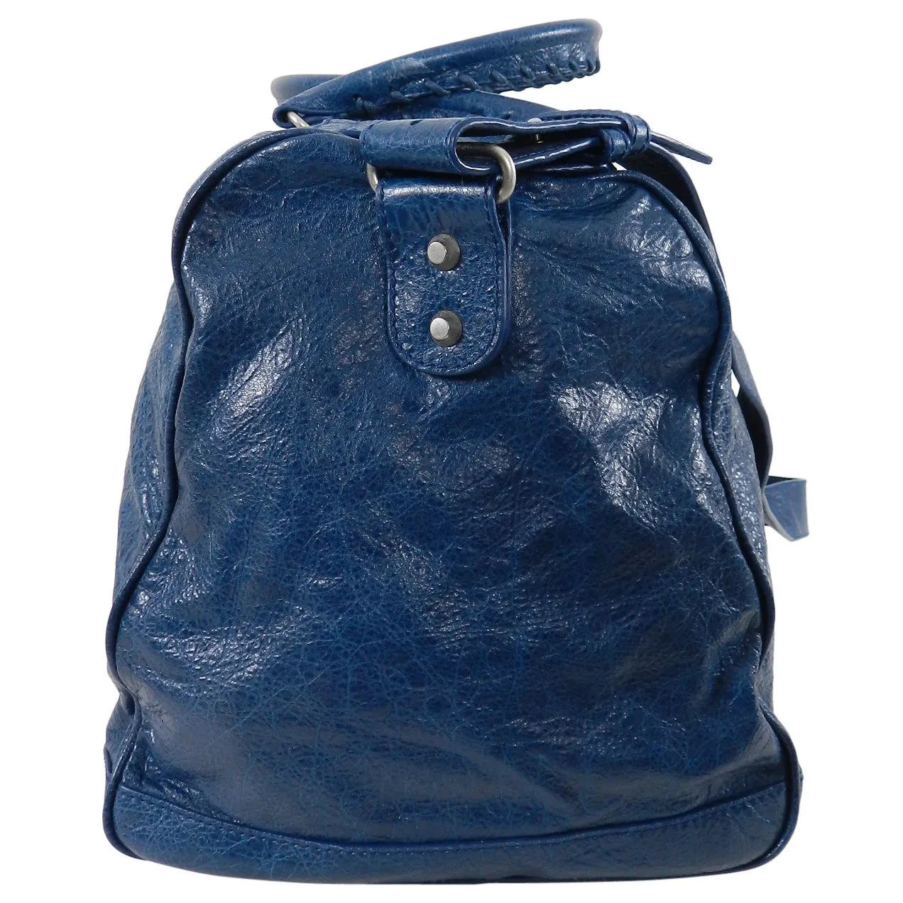 Balenciaga City Blue Giant Weekender Overnight Duffle Bag