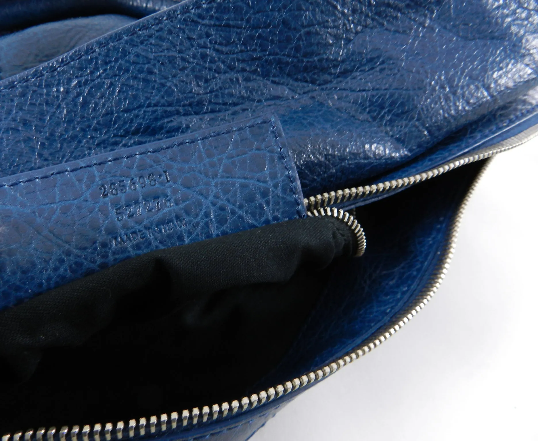 Balenciaga City Blue Giant Weekender Overnight Duffle Bag