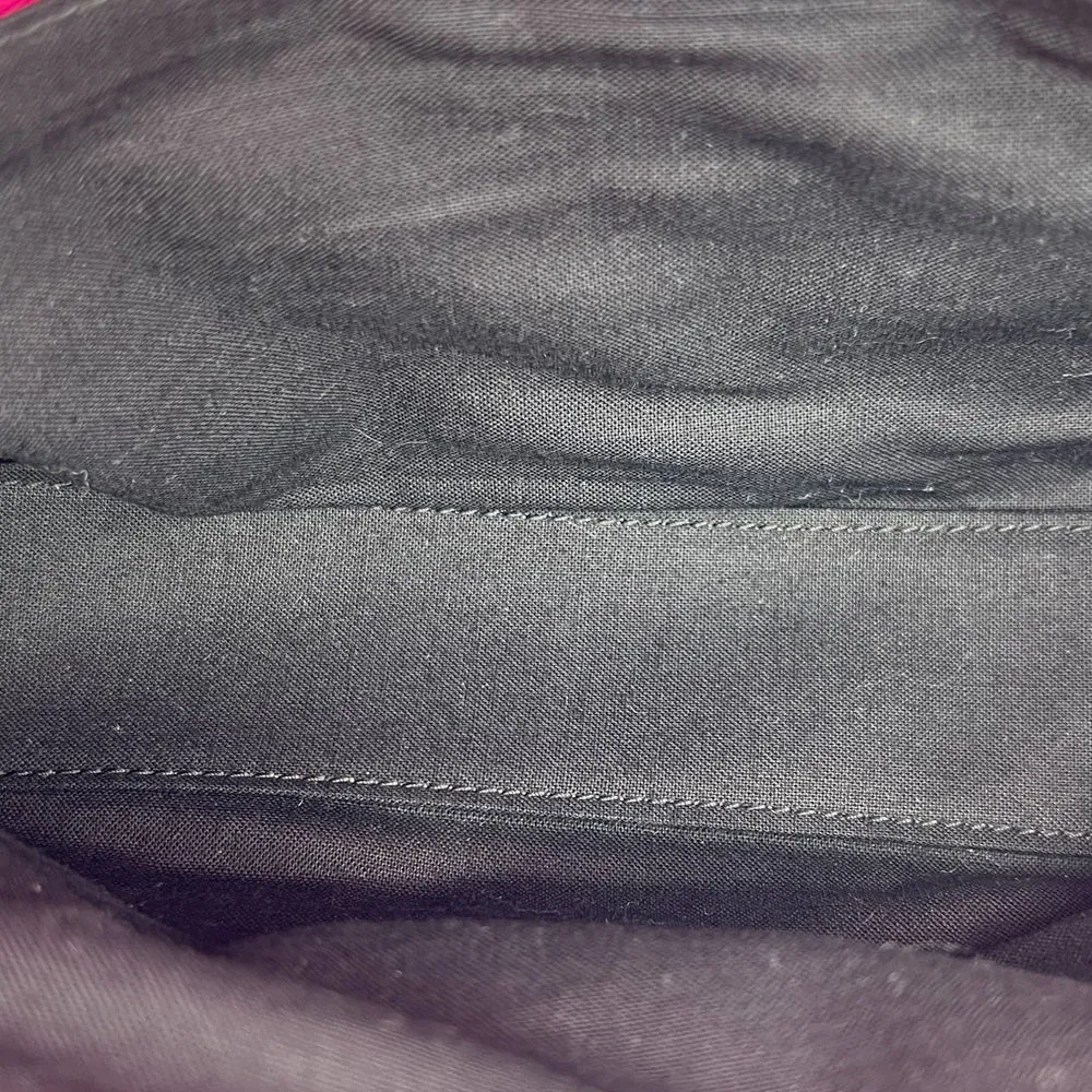 Balenciaga Pink Quilted Leather Touch Puffy Clutch Bag