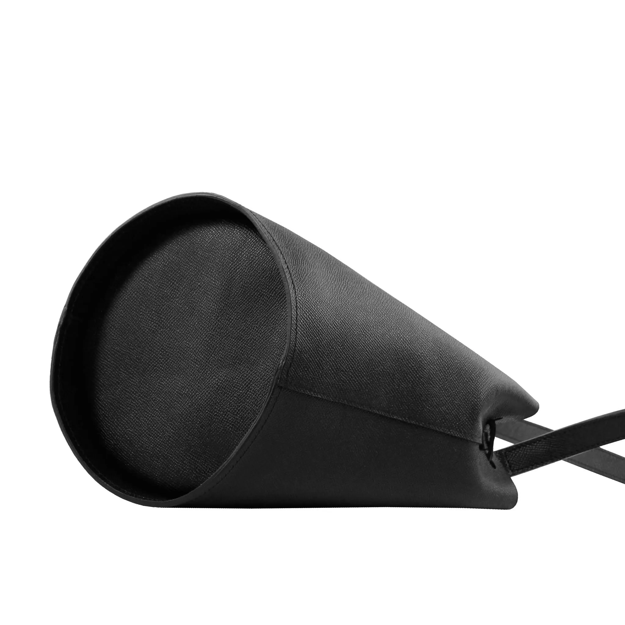 BARREL MINI SAFFIANO BLACK
