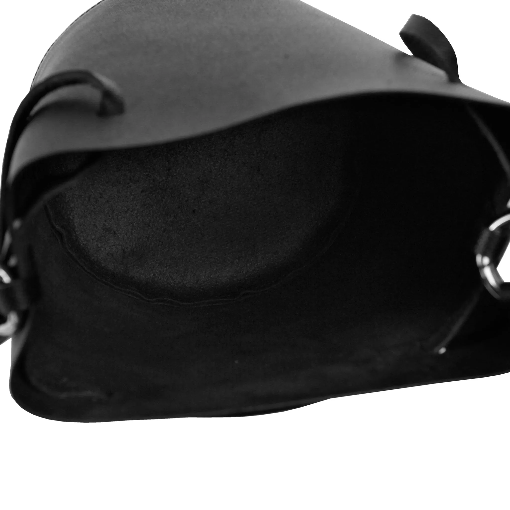 BARREL MINI SAFFIANO BLACK