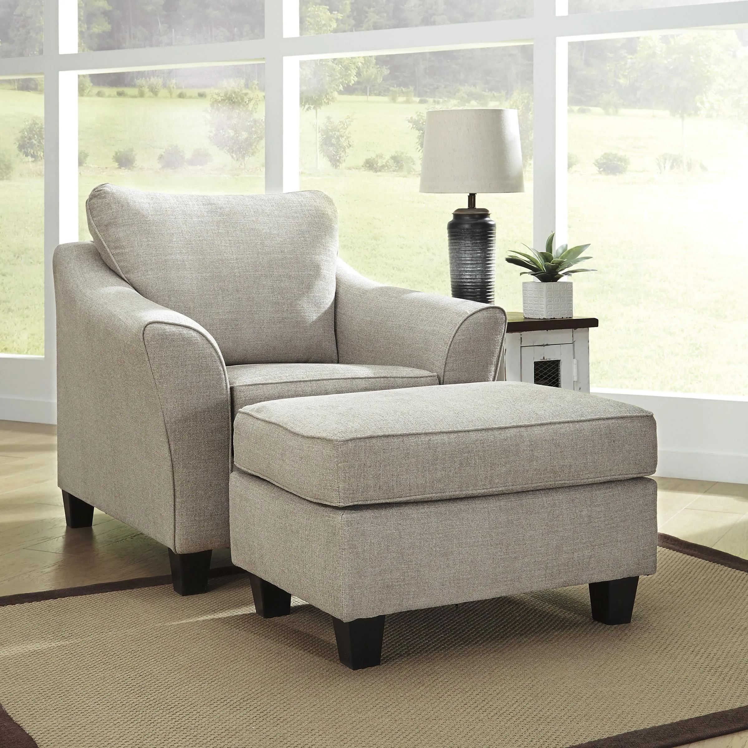 Benchcraft Abney Fabric Ottoman 4970114
