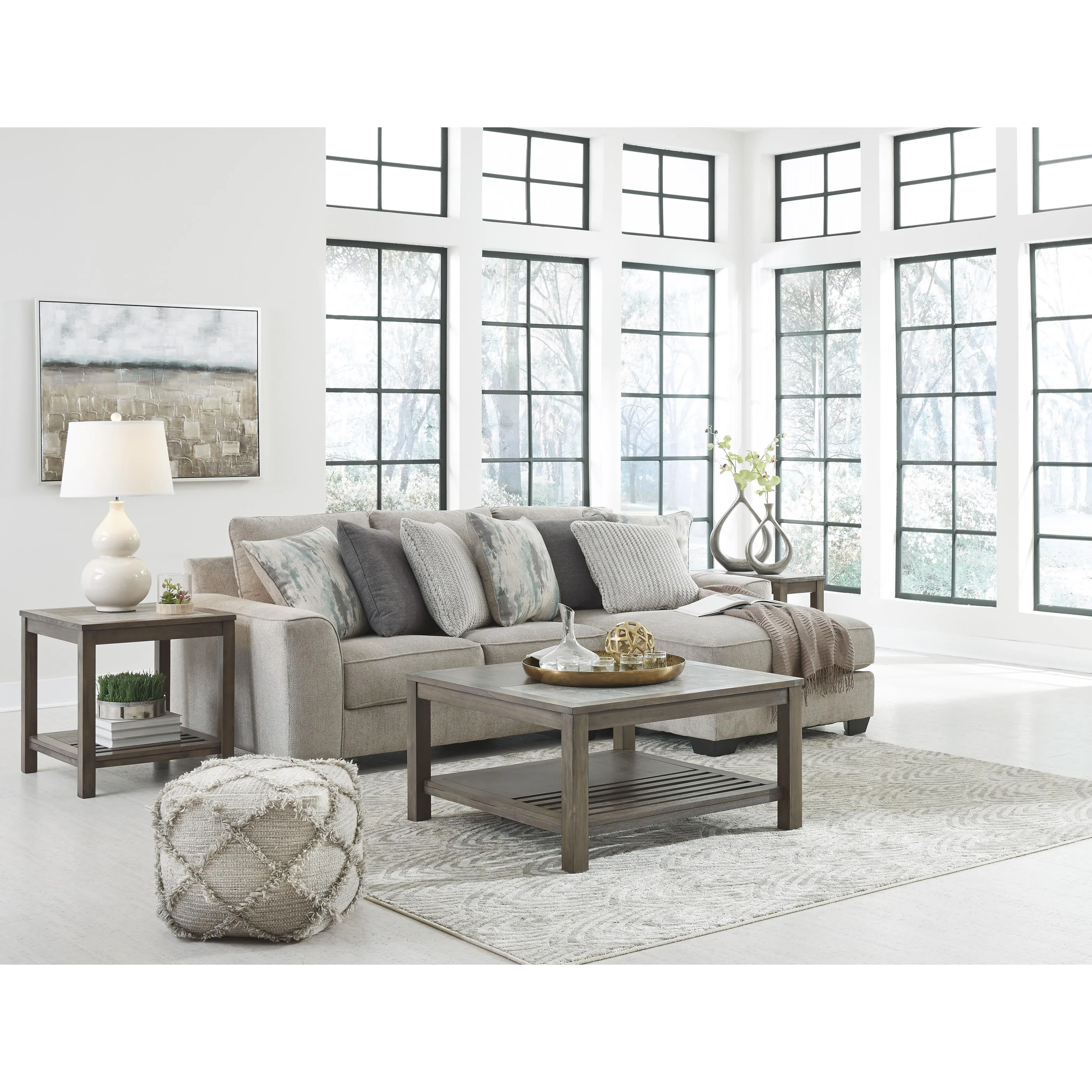 Benchcraft Ardsley Fabric 2 pc Sectional 3950455/3950417