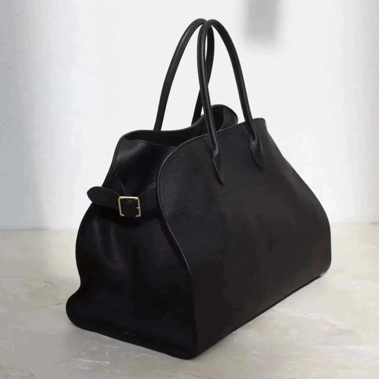 Big Travel Leather Cowhide Shoulder Bag