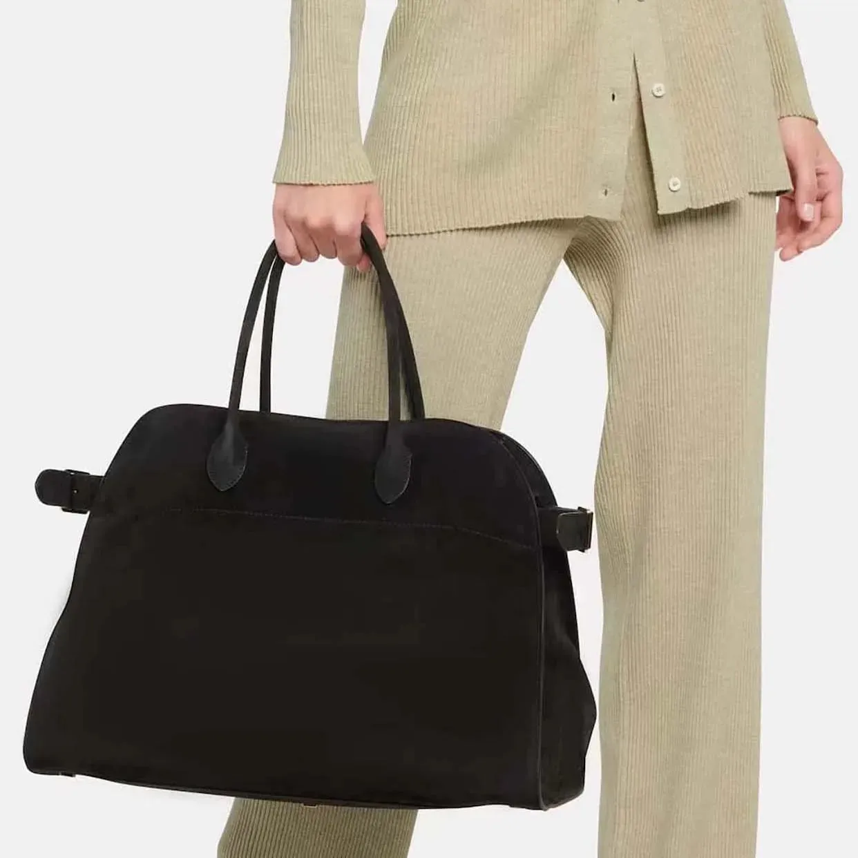 Big Travel Leather Cowhide Shoulder Bag