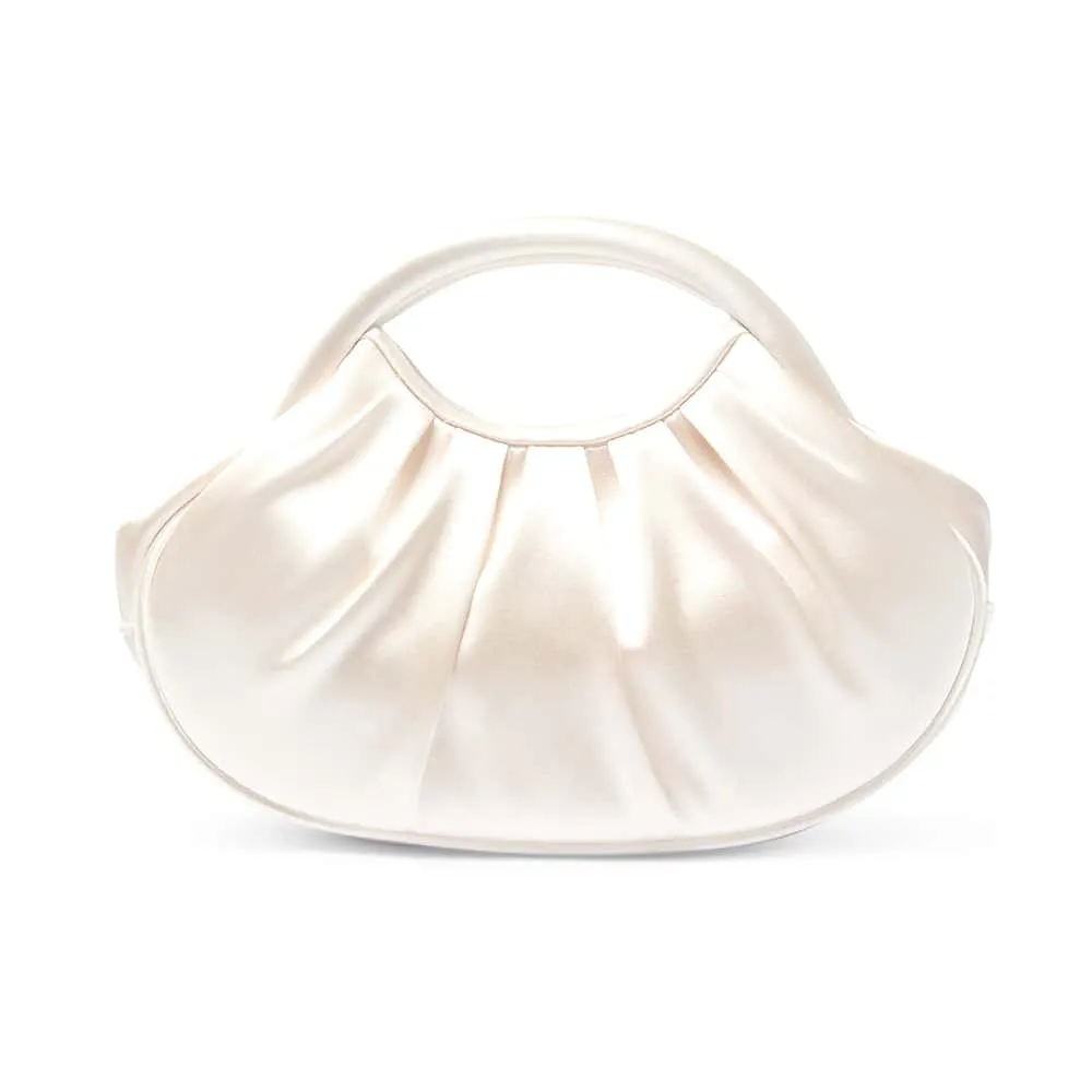 Bren Evening Bag in Ivory Satin
