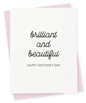 Brilliant Letterpress Card