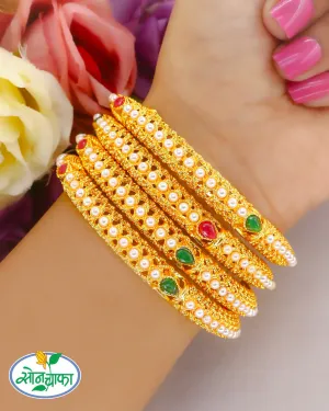 BRILLIANT MOTI BANGLES