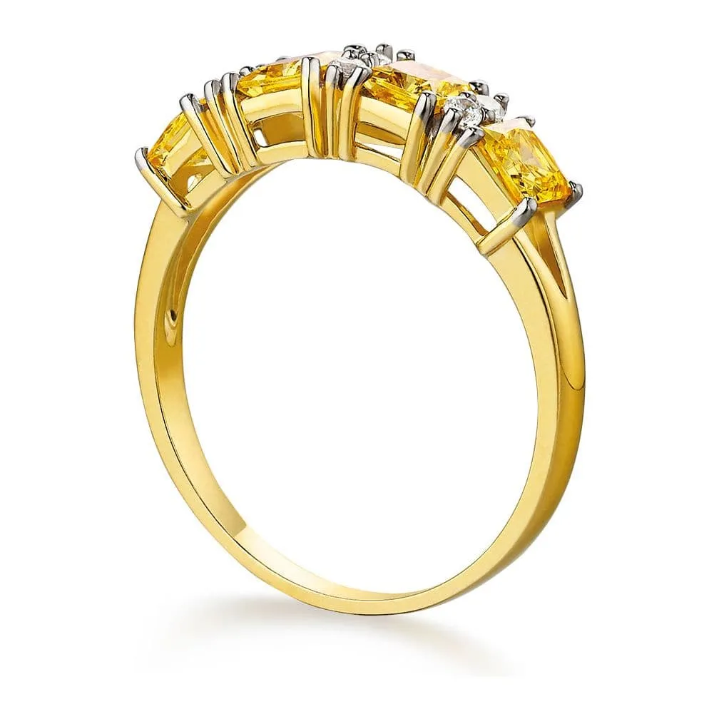 Brilliant Sunset Ring