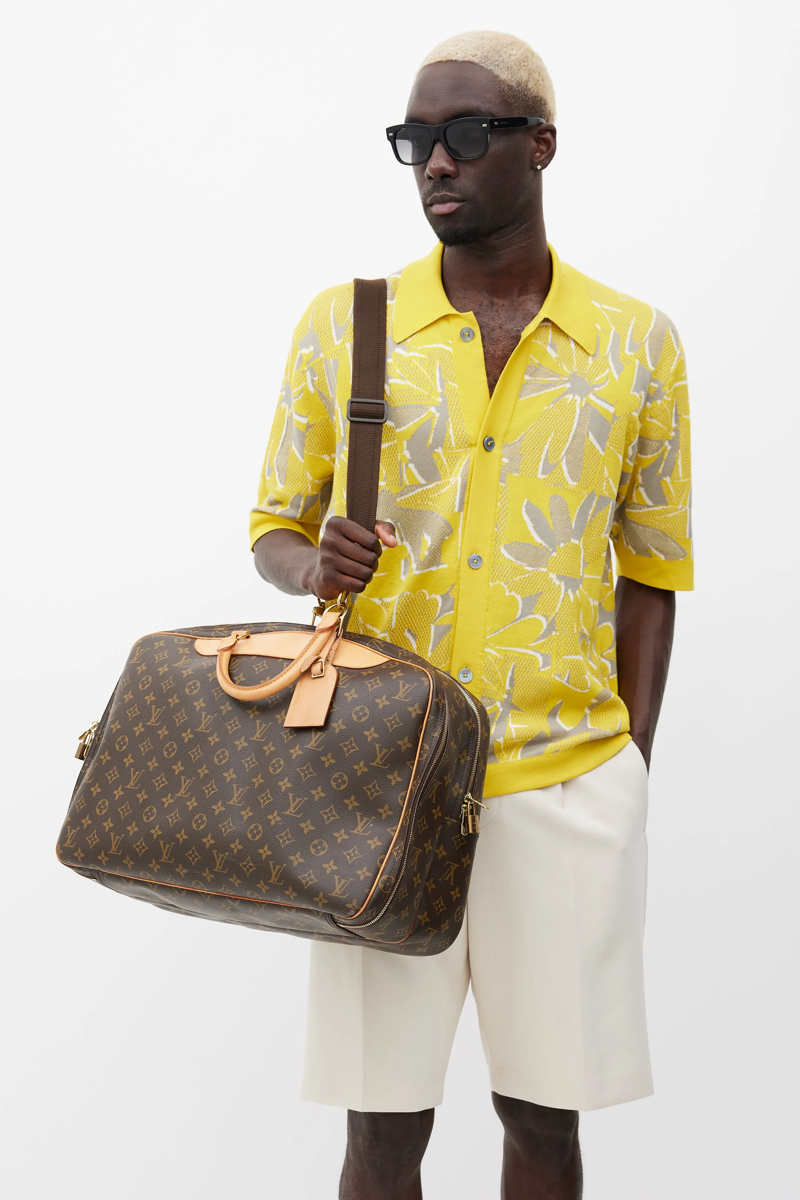 Brown Alize 24 Heures Monogram Duffle Bag