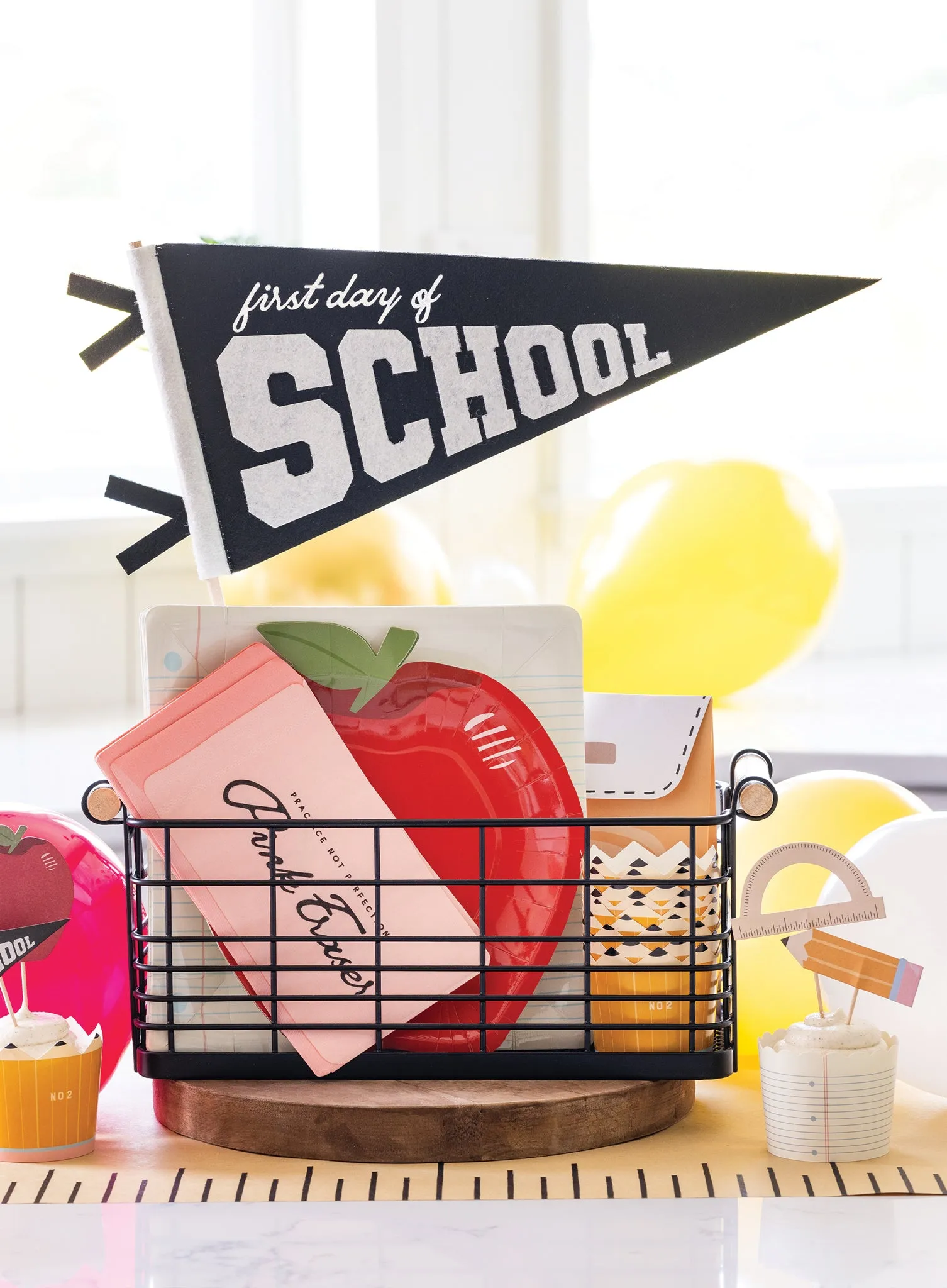BTS913 -  Back To School First Day Felt Pennant