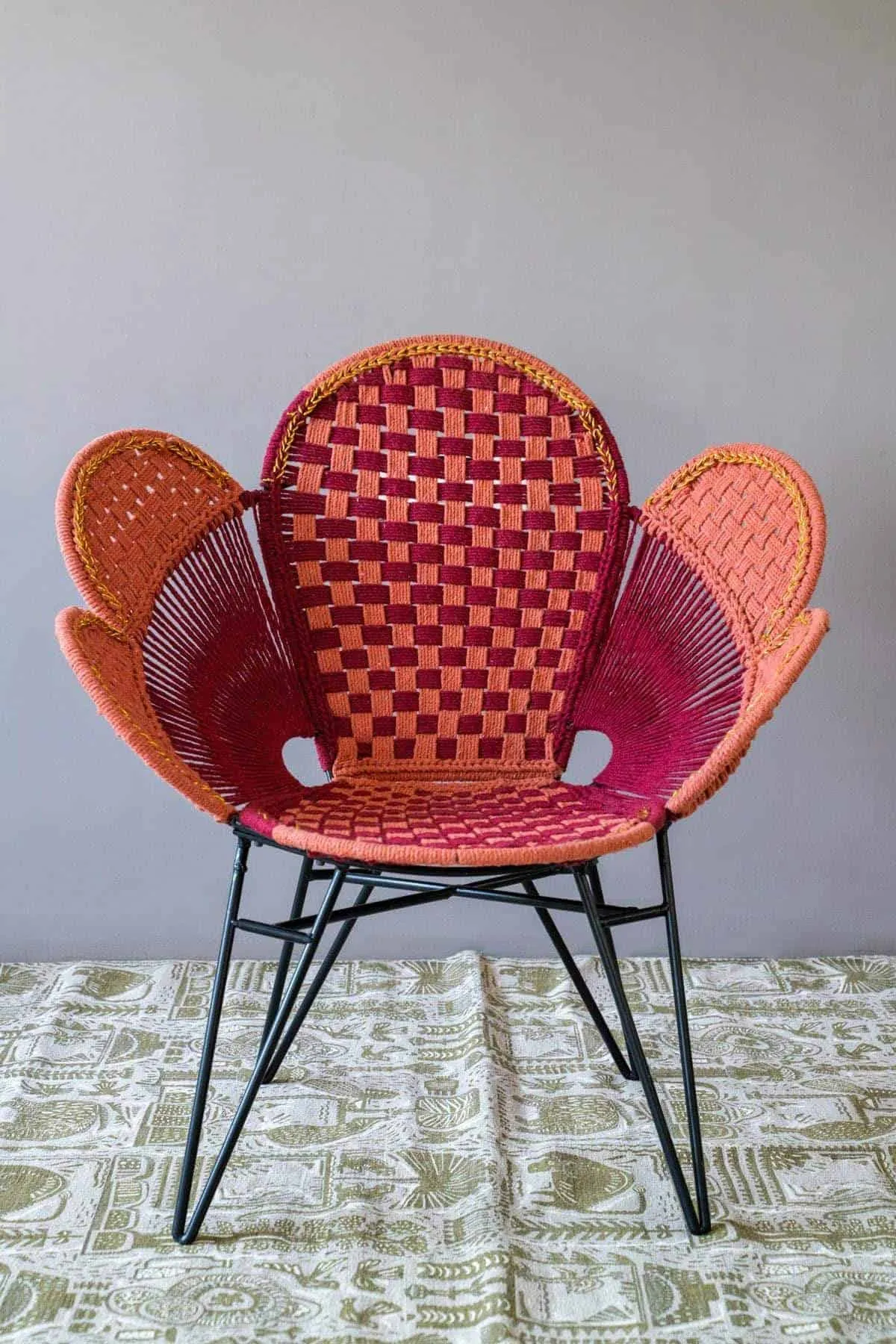 Butterfly Accent Chair (Multi-Colored)