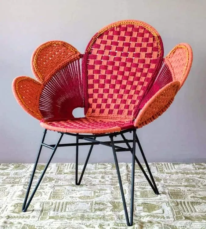 Butterfly Accent Chair (Multi-Colored)