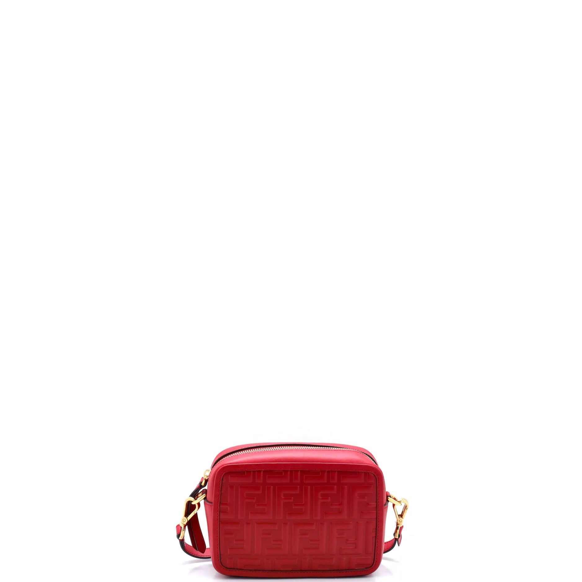 Camera Bag Zucca Embossed Leather Small
