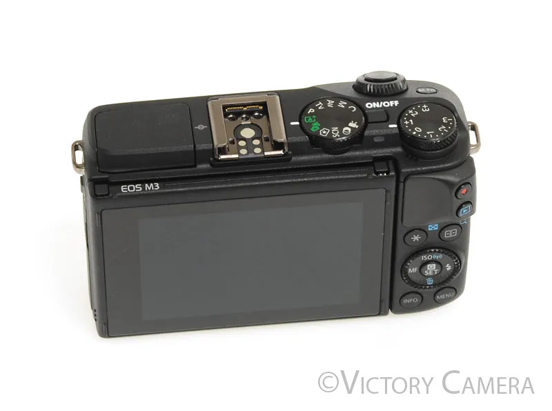 Canon EOS M3 24.2MP Mirrorless Digital Camera Body w/ Charger [MINT]