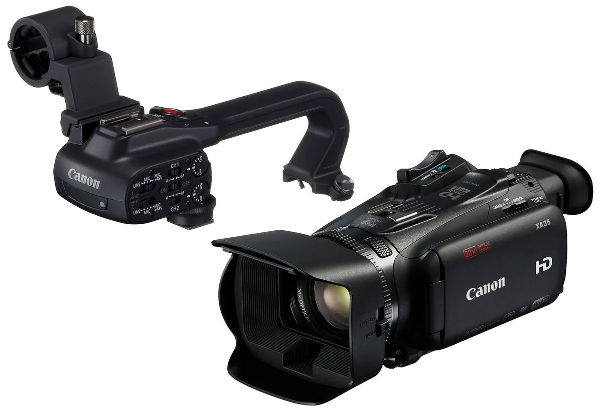 Canon XA35 Professional Camcorder   FULL SIZE TRIPOD MEGA BUNDLE