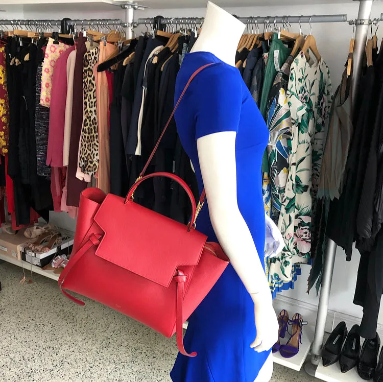 Celine Ruby Red Mini Belt Bag