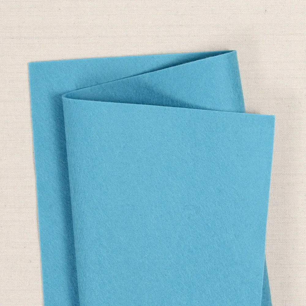 Cerulean Pure Wool Felt