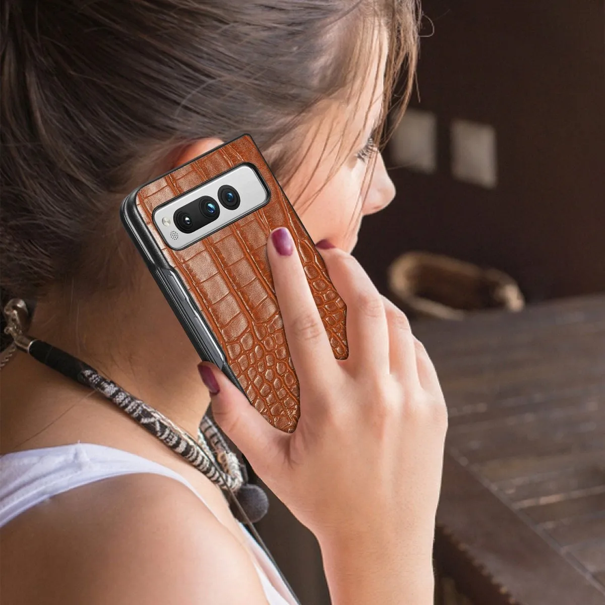 Cetera Slim Leather Case for Google Pixel Fold