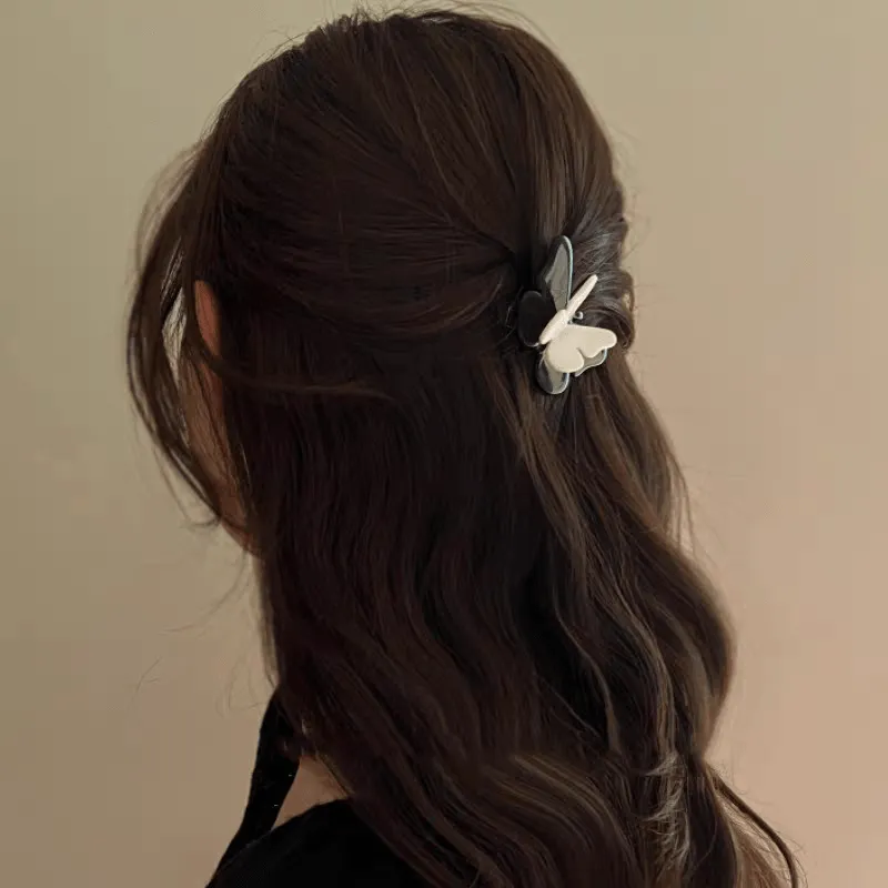 Charming Black Butterfly Hair Clip