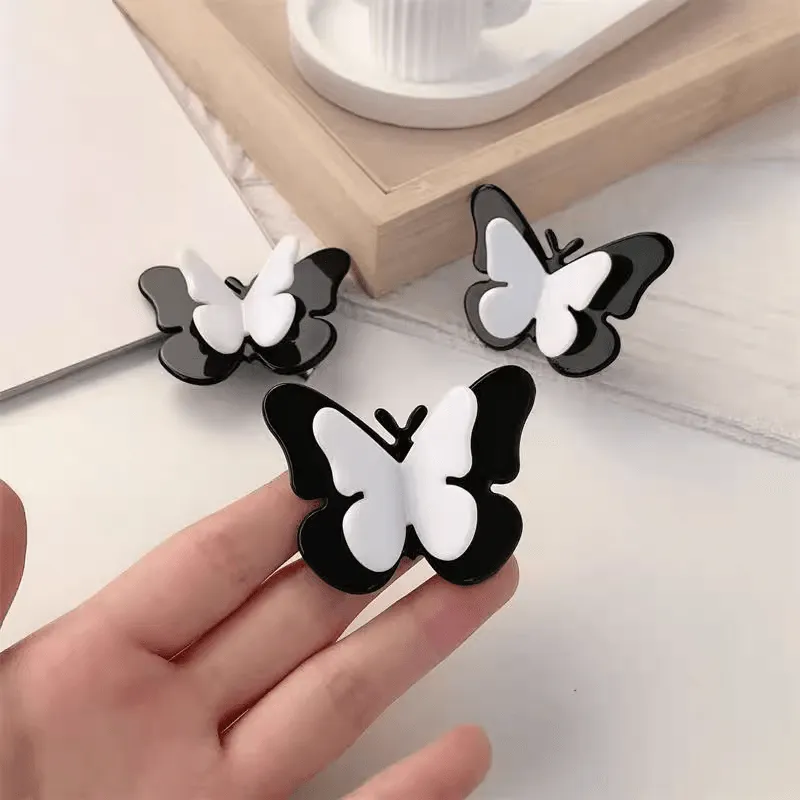 Charming Black Butterfly Hair Clip