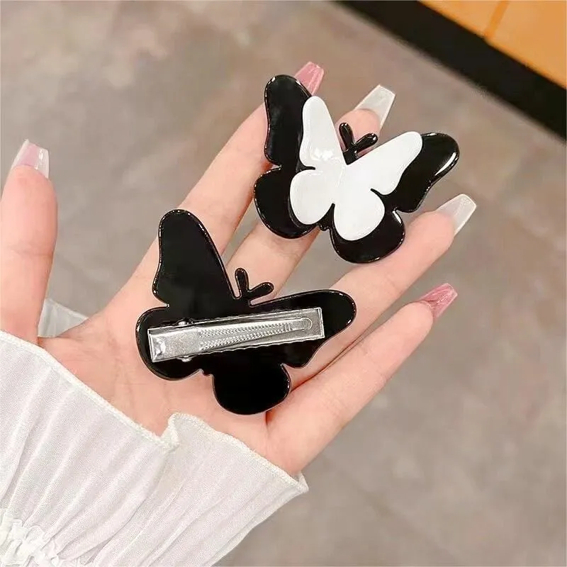 Charming Black Butterfly Hair Clip