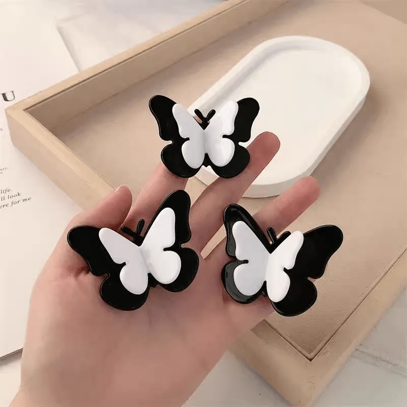 Charming Black Butterfly Hair Clip
