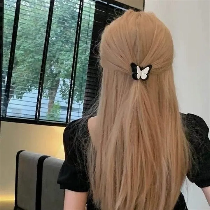 Charming Black Butterfly Hair Clip