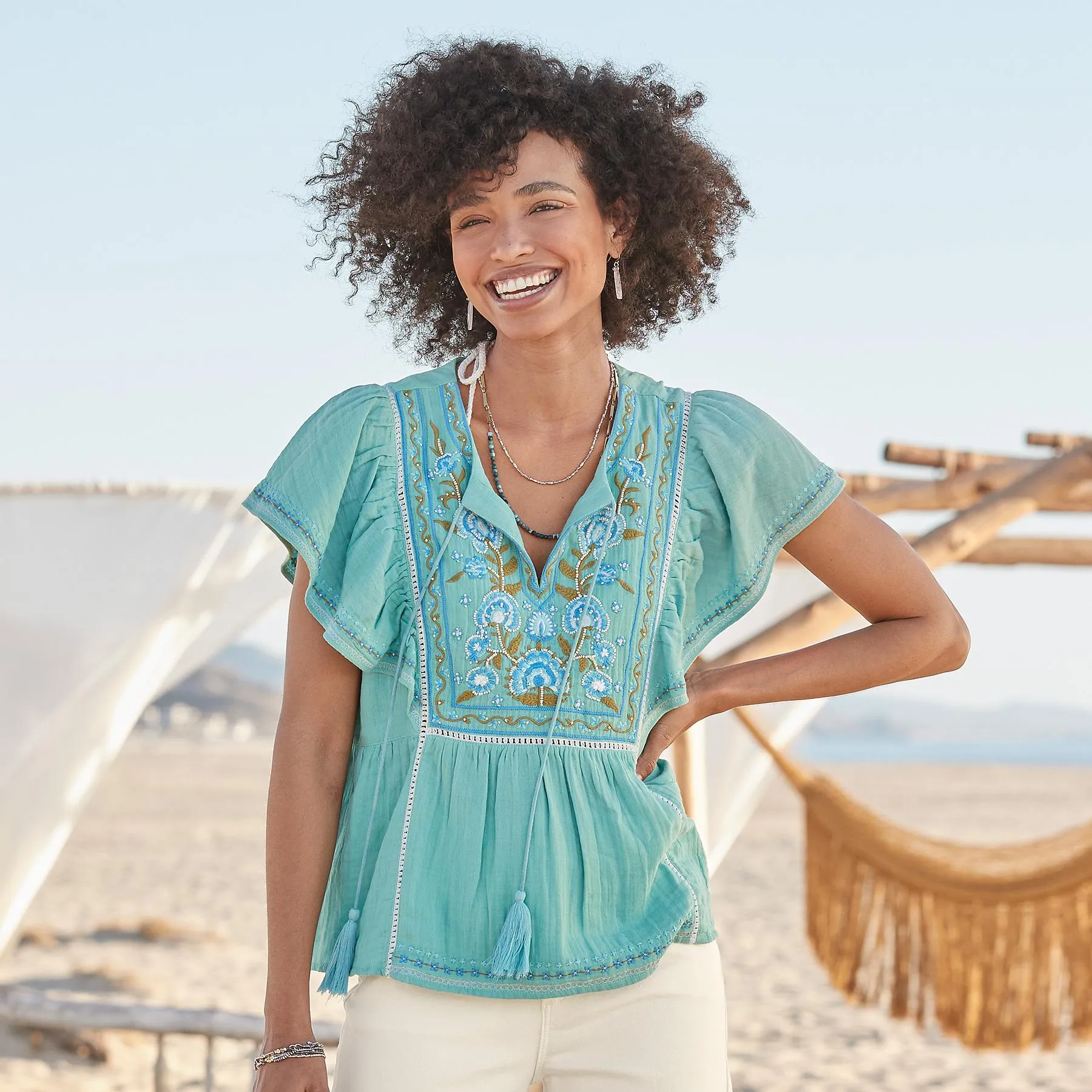 Charming Days Top, Petite