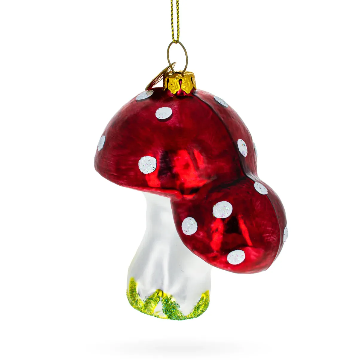 Charming Red Mushrooms Ornament PS