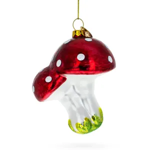 Charming Red Mushrooms Ornament PS