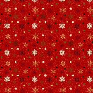 Charming Snowflake Red
