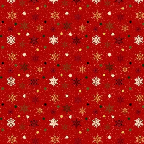 Charming Snowflake Red