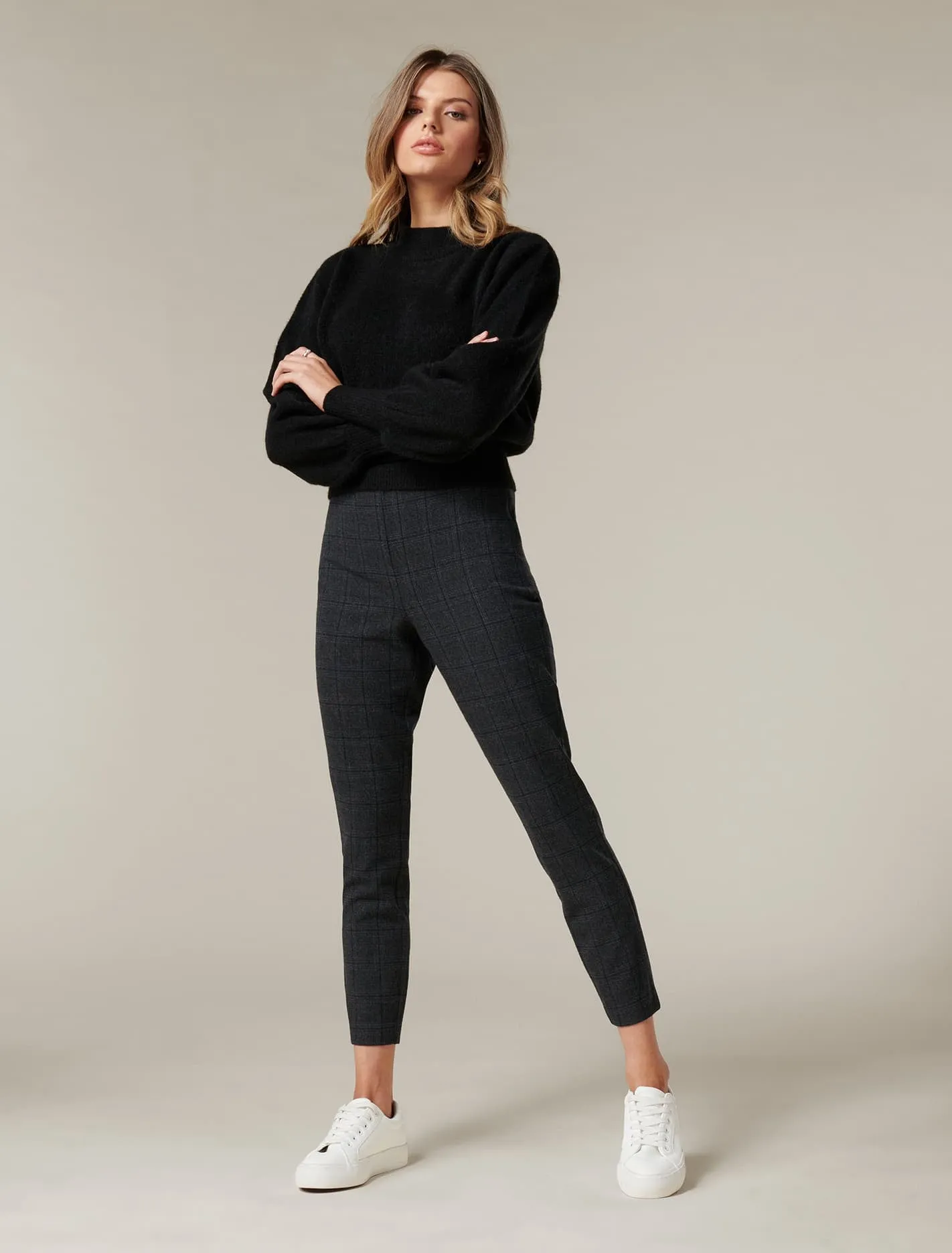 Chloe Check Pull On Legging