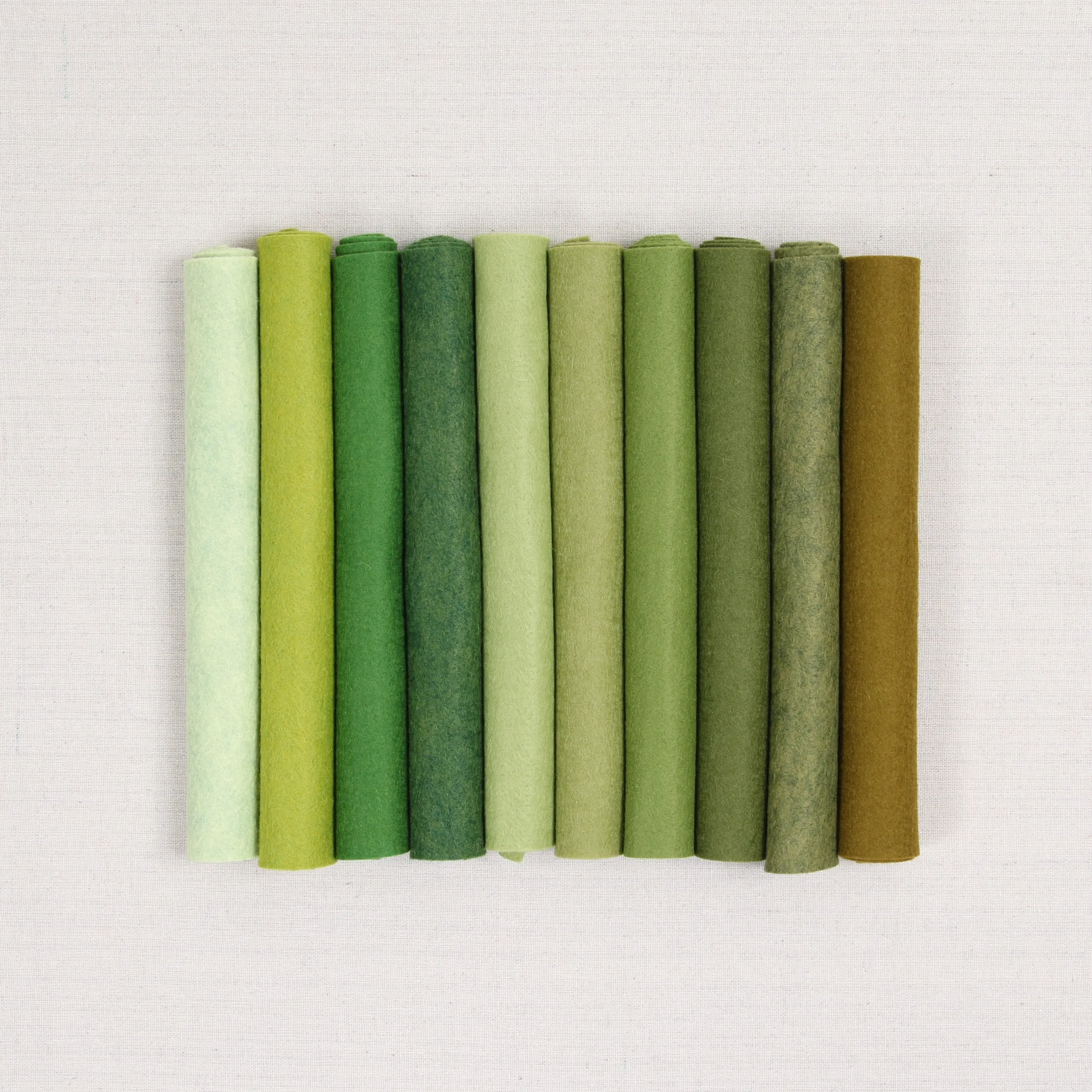 Citron Wool Blend Felt